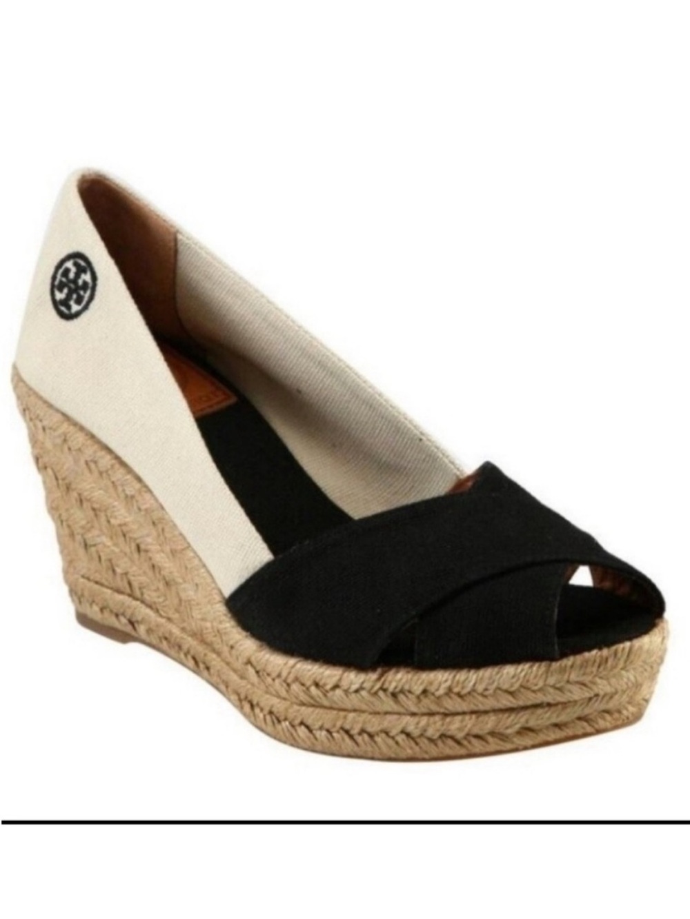 TORY BURCH Filipa Wedge Espadrilles Size 9 Excellent